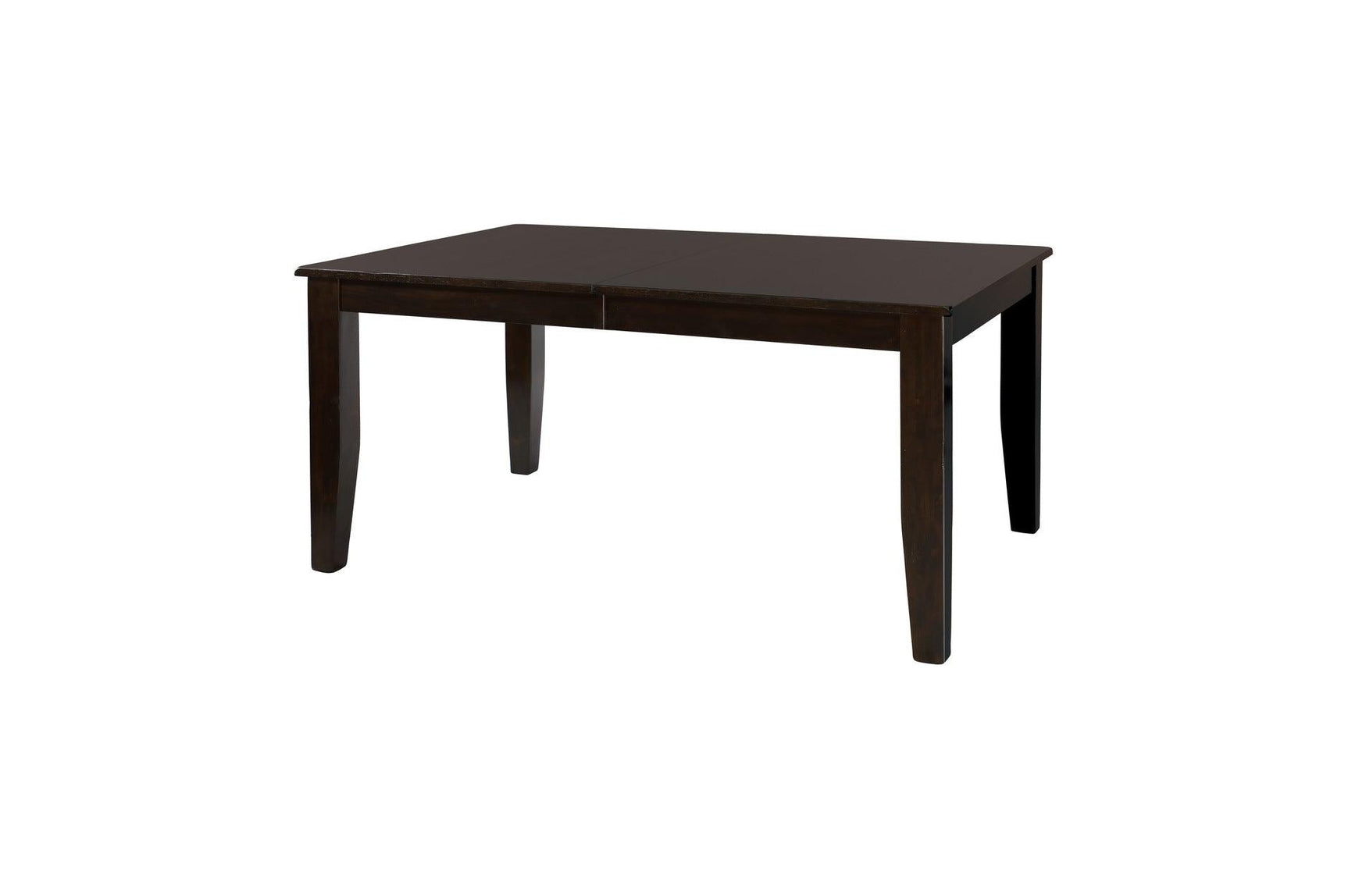 Crown Point Brown Modern Contemporary Faux Leather Seat Rectangular Dining Room Set - Ella Furniture