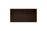 Crown Point Brown Modern Contemporary Faux Leather Seat Rectangular Dining Room Set - Ella Furniture
