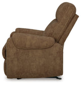 Edenwold Brindle Chenille Recliner chair alternate side view