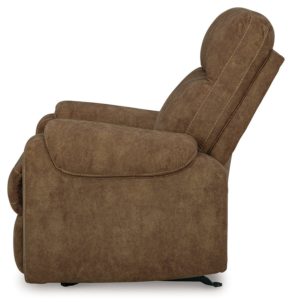 Edenwold Brindle Chenille Recliner chair alternate side view
