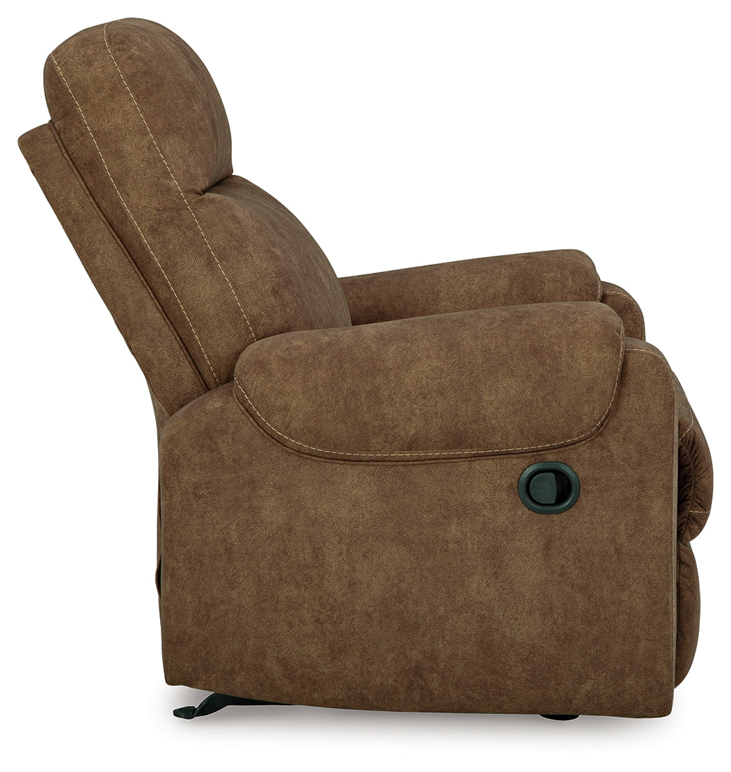 Edenwold Brindle Chenille Recliner chair side angle