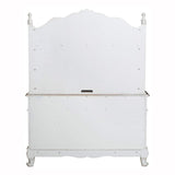 Cinderella Antique White Birch Writing Desk back view