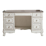 Cinderella Antique White Birch Writing Desk front view
