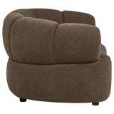 Casarin Brown Fabric Channel-Back Accent Chair — product image 7