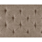 Textured brown fabric on Motsinger bed headboard