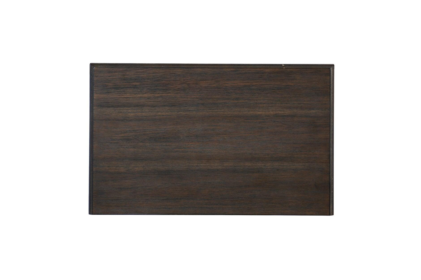 Top view of bedside and bed frame design