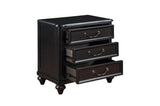 Opposite side view of Herman Charcoal Brown upholstered bed
