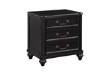 Bedroom scene showcasing Herman Charcoal Brown dresser and mirror