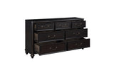 Chest included in Herman Charcoal Brown bedroom set