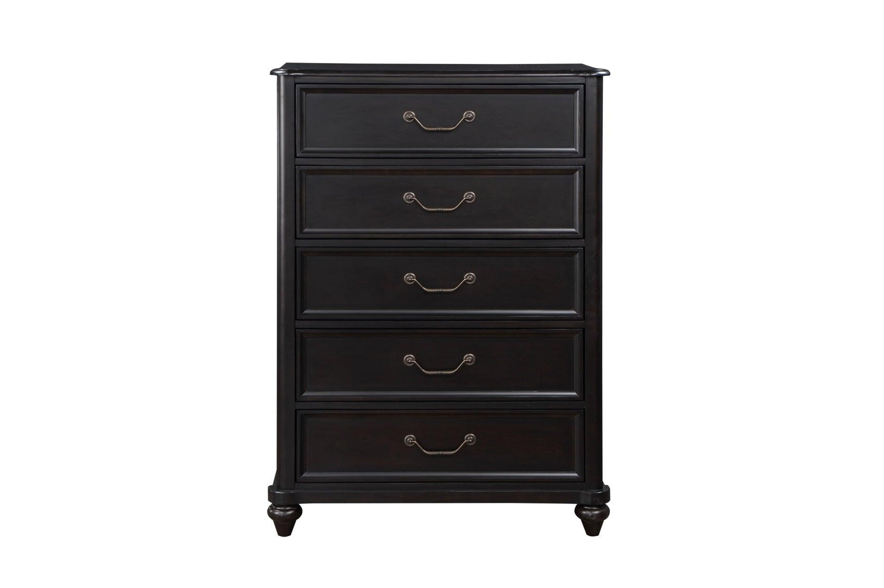 Drawer details on Herman Charcoal Brown dresser
