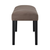 detail view of Vega dining bench