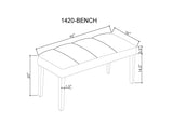 main view of Vega bench
