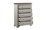 Side view of panel bed headboard