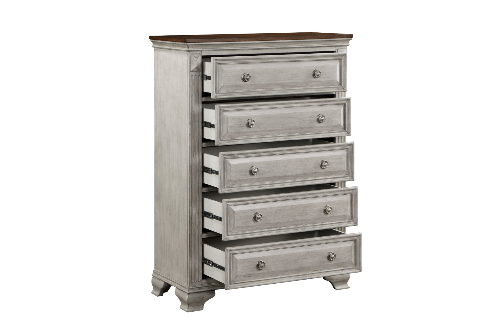 Side view of panel bed headboard