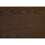 Detailed view of Marquette gray brown oak veneer bed panel