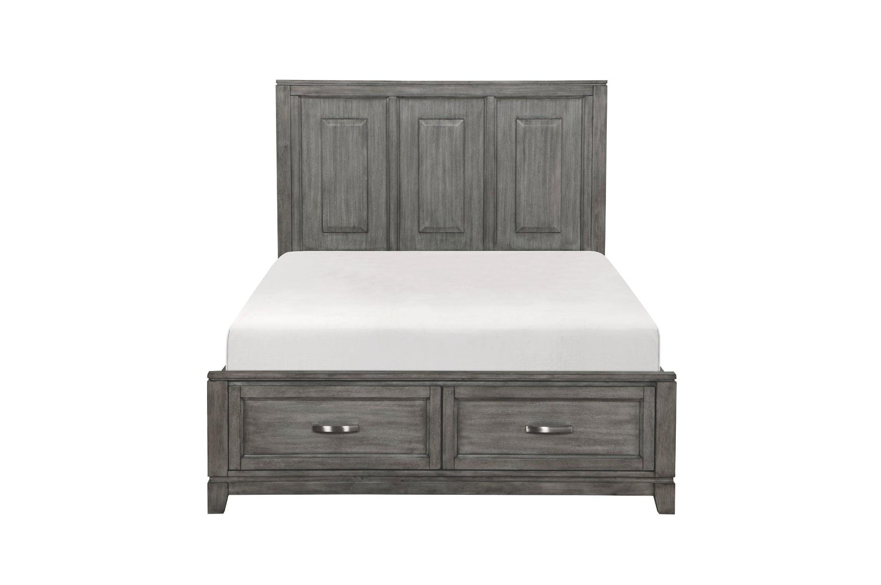 Garretson Gray Storage Bedroom Set bed side view