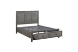 Garretson Gray Storage Bedroom Set nightstand side view