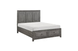 Garretson Gray Storage Bedroom Set bedroom view