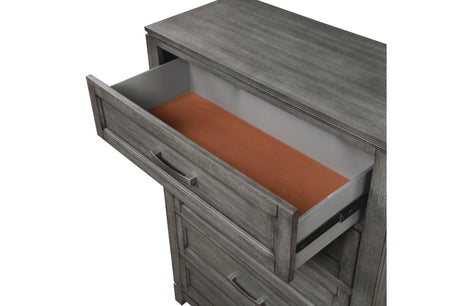 Garretson Gray Storage Bedroom Set bed main view