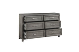 Garretson Gray Storage Bedroom Set bed main view