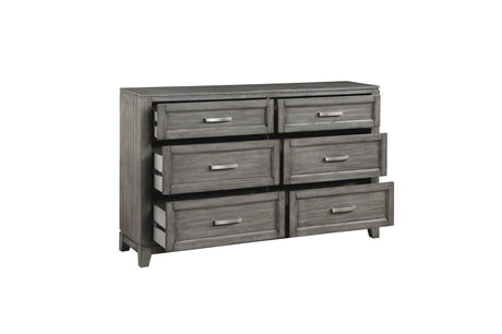 Garretson Gray Storage Bedroom Set bed main view