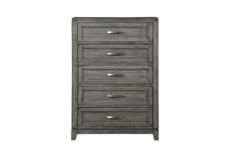 Garretson Gray Storage Bedroom Set bed main view
