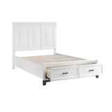 Hela queen bed profile showing rail height
