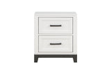 Bedroom view of Garretson White Storage Platform Bedroom Set bed