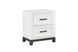 Main view of Garretson White Storage Platform Bedroom Set bed