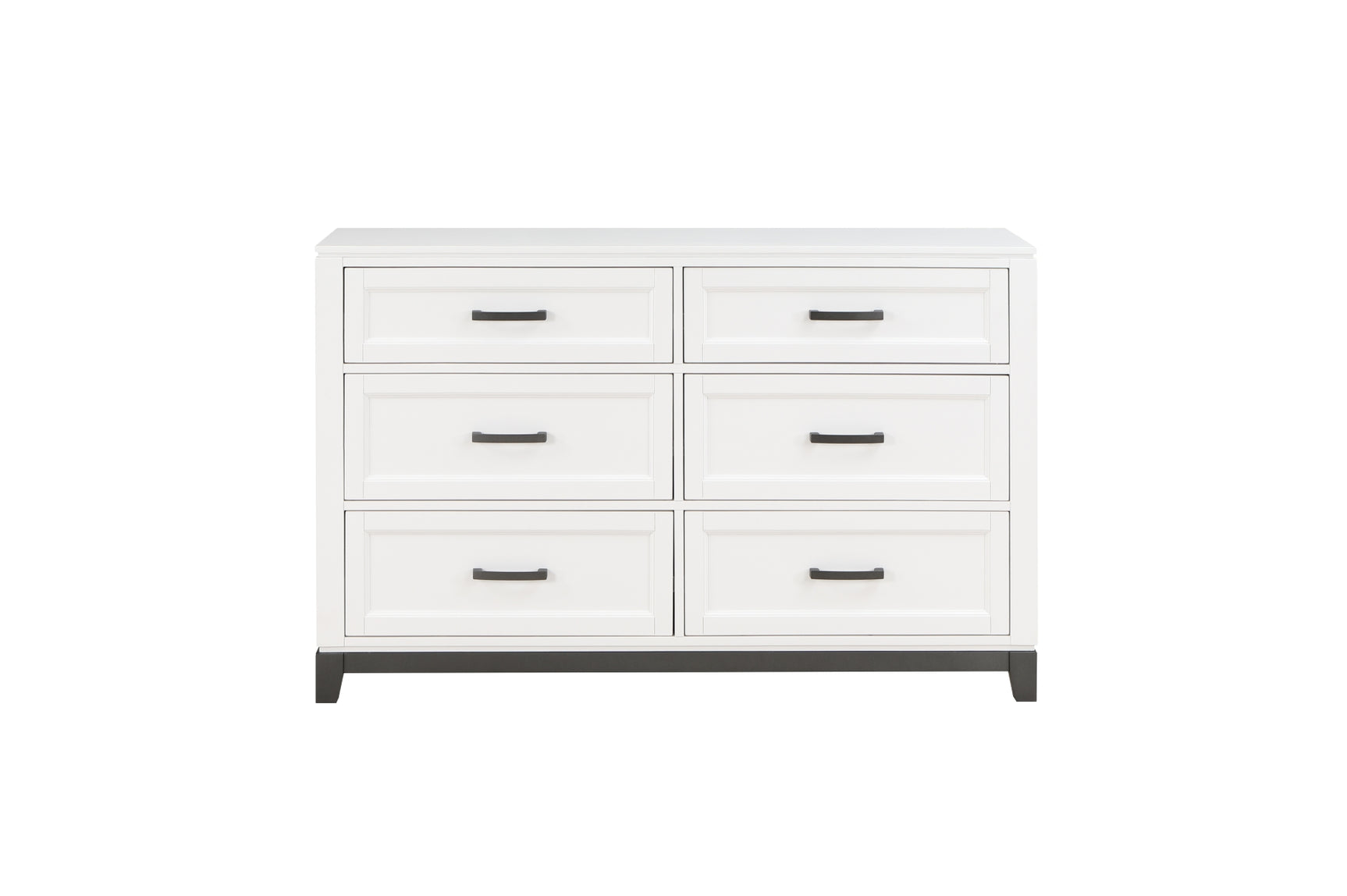 Bedroom view of Garretson White Storage Platform Bedroom Set bed