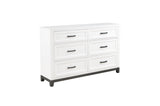 Main view of Garretson White Storage Platform Bedroom Set bed