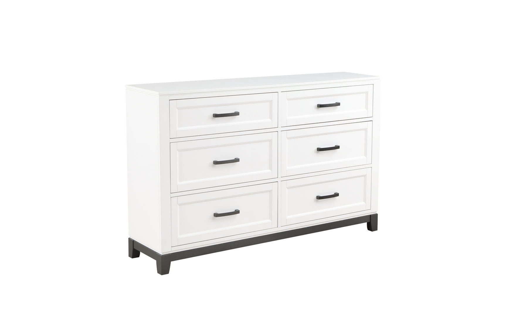 Main view of Garretson White Storage Platform Bedroom Set bed