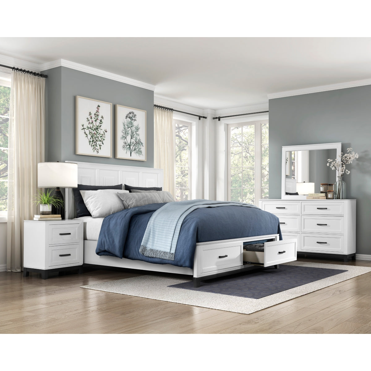 Garretson Collection matching dresser and mirror set