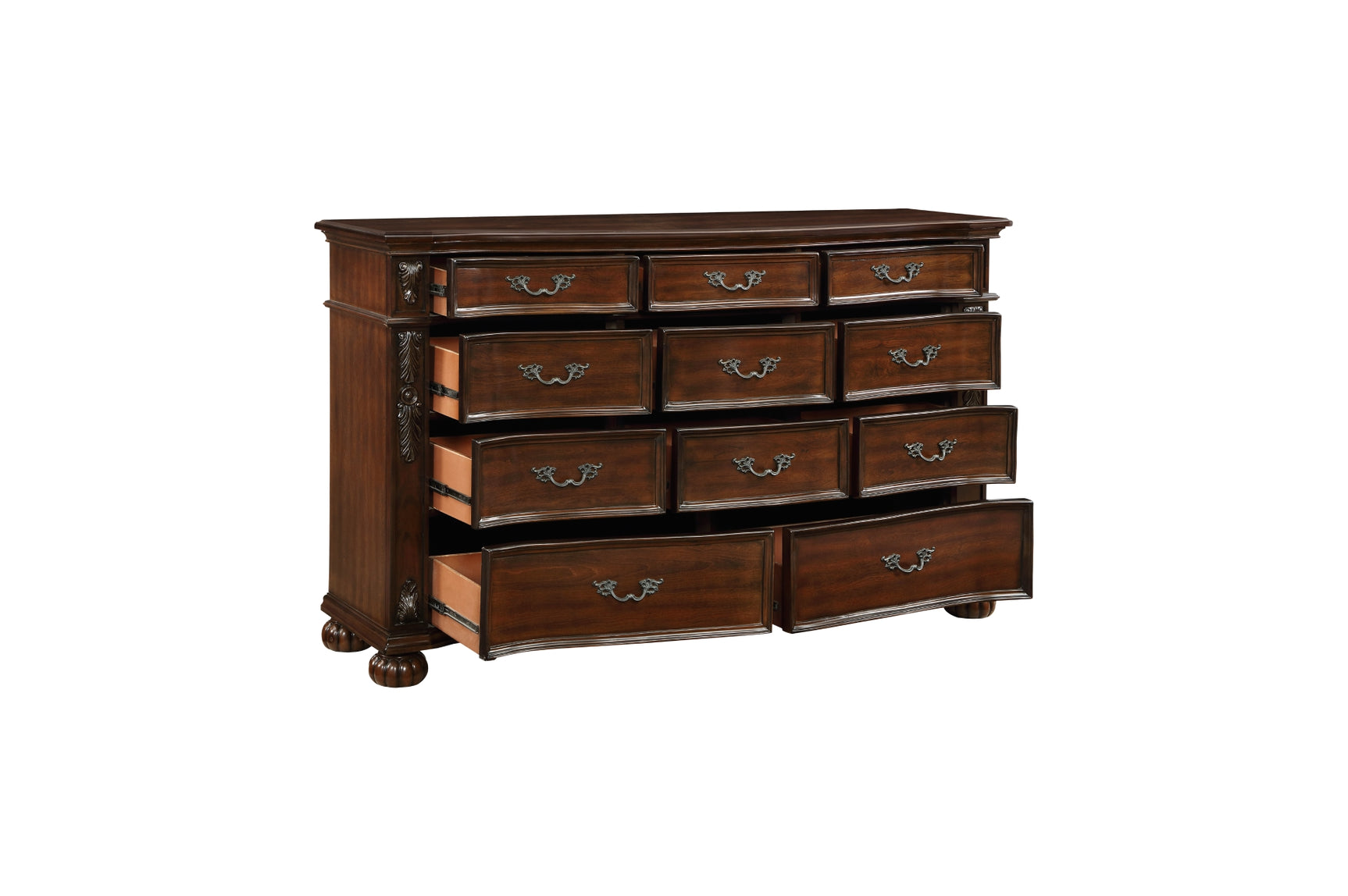 Side profile of bed upholstery in Rico Bedroom Set