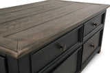 Tyler Grayish Brown/Black Coffee Table with 2 End Tables — product image 10