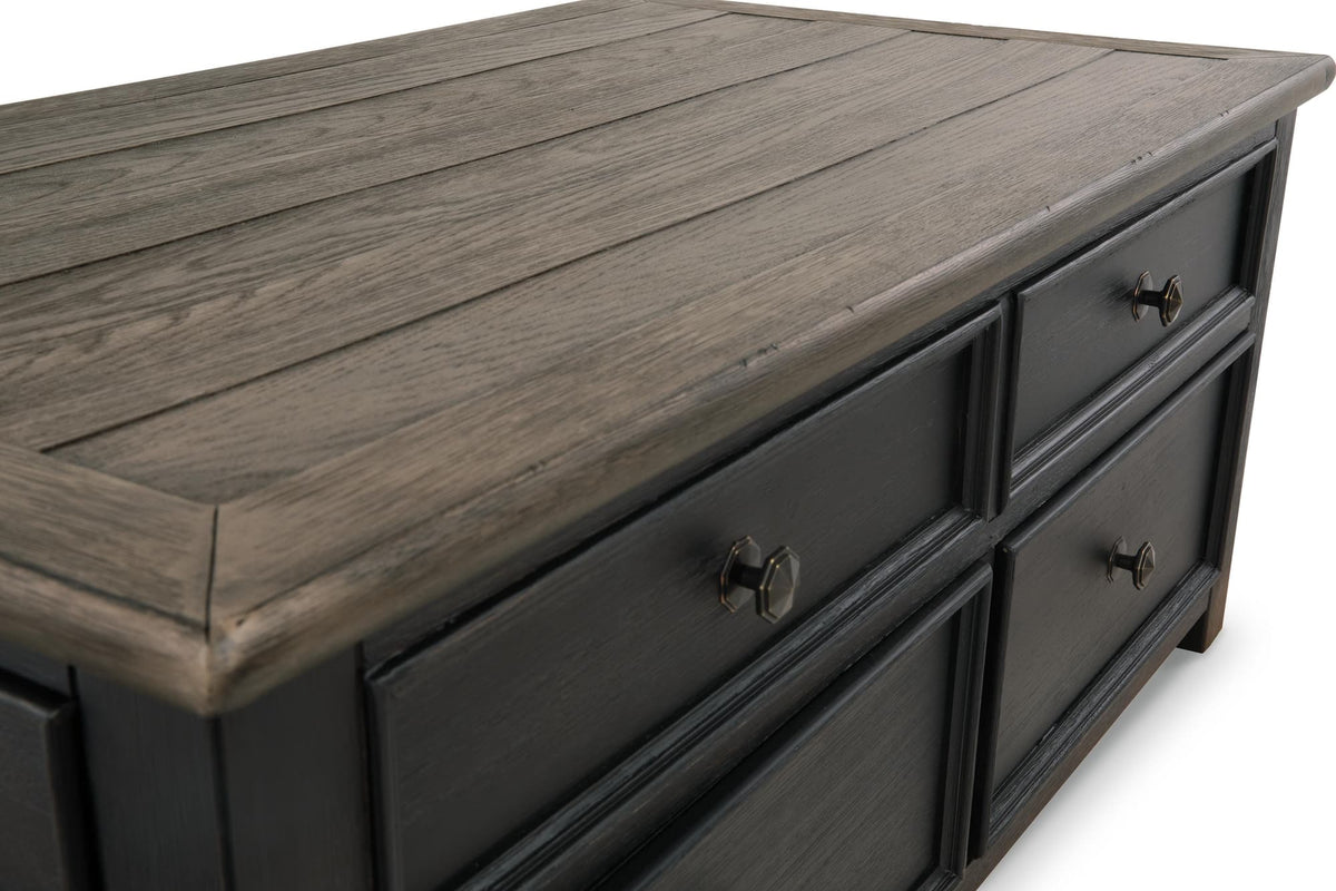 Tyler Grayish Brown/Black Coffee Table with 2 End Tables — product image 10