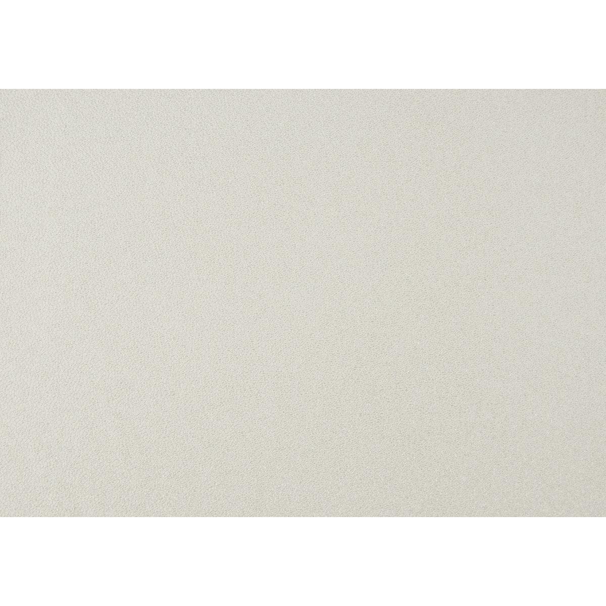 Fabric and finish swatch for Luster white and silver king bed