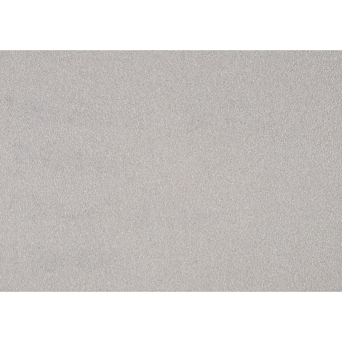 Silver glitter accent banding on Luster King Platform Bed headboard