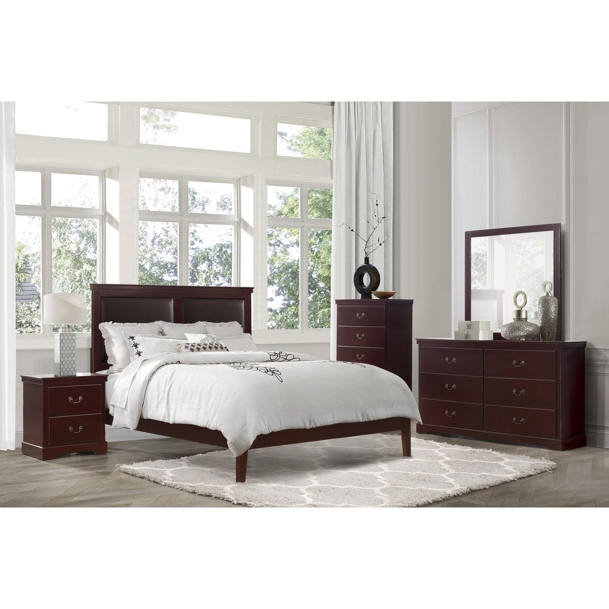 Seabright Youth Queen Bed styled in bedroom setting