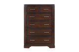 Hudson Cherry Storage Platform Bedroom Set main bed view