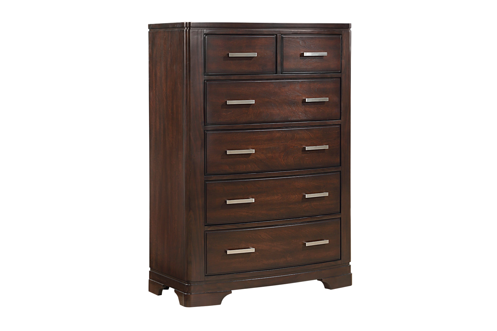 Hudson Cherry Storage Platform Bedroom Set main bed view