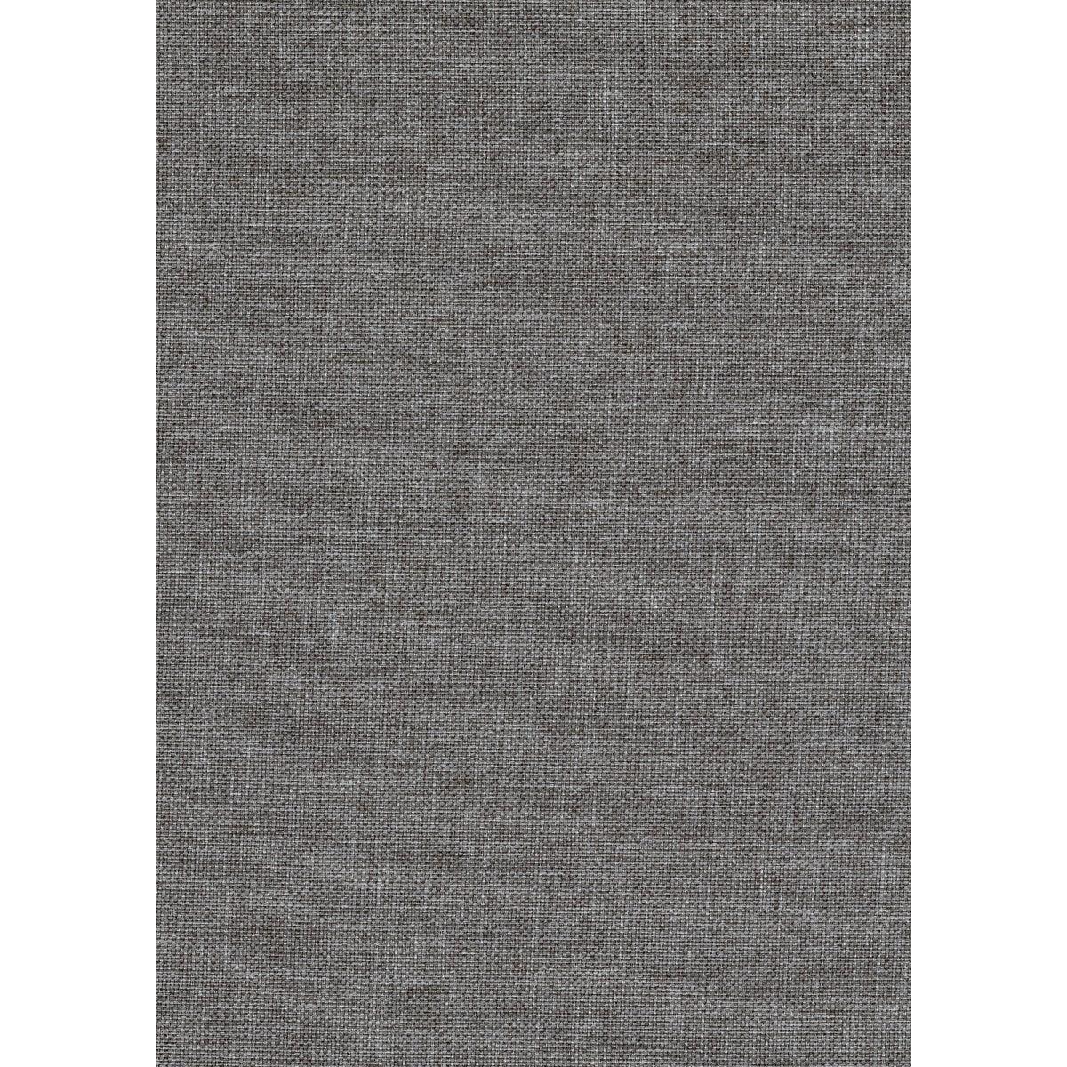 Fabric swatch showing gray polyester upholstery