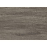 Detail of Bainbridge weathered gray bookcase side panel and framing