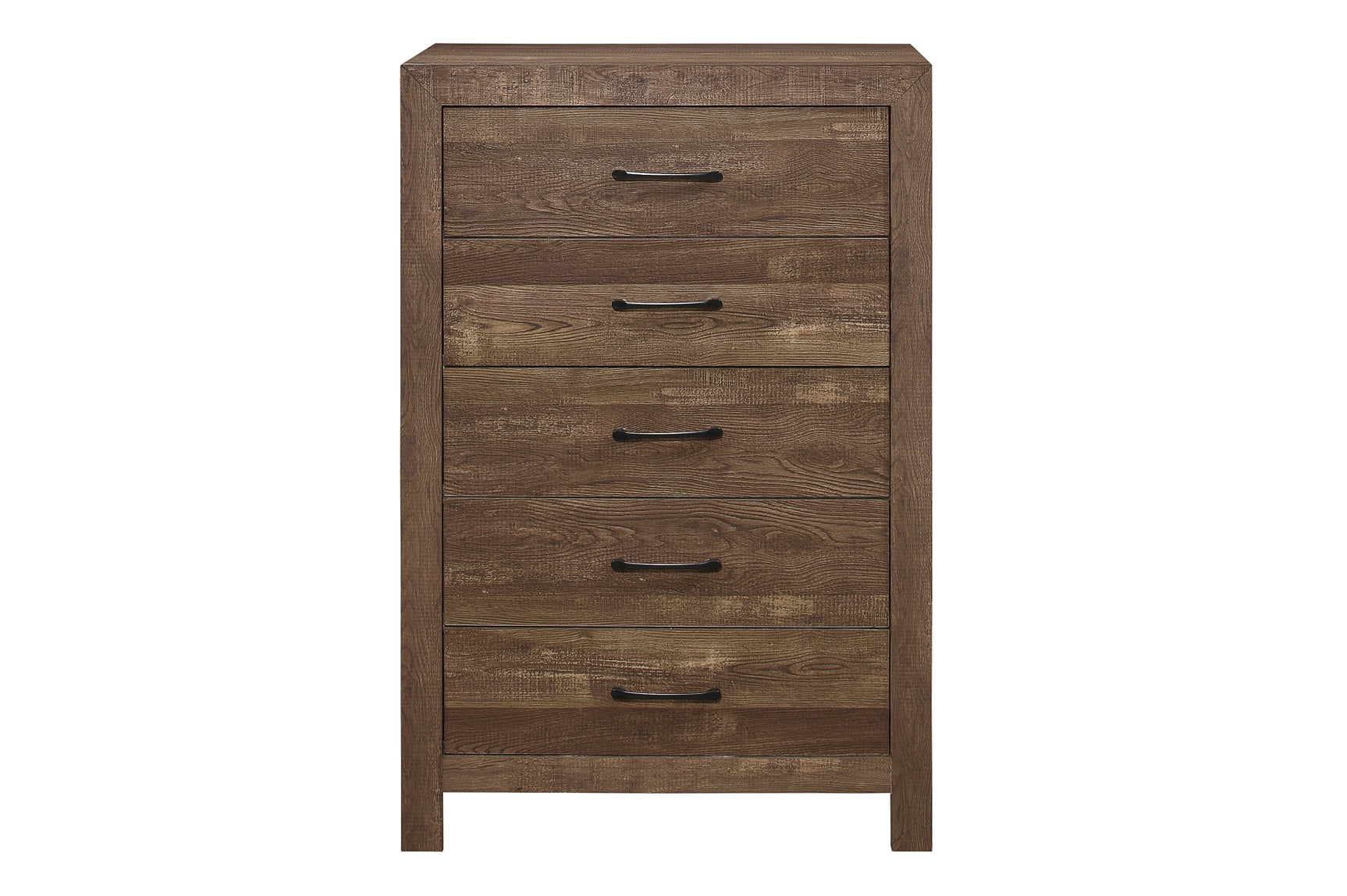 Corbin Rustic Brown Panel Bedroom Set main bed view