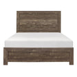 Corbin Rustic Brown Full Panel Bed front view