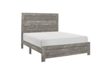 Corbin Gray Panel Bedroom Set bed close side view