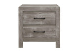Corbin Gray Panel Bedroom Set chest drawer front view