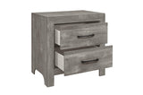 Corbin Gray Panel Bedroom Set bedroom set with open drawer