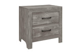 Corbin Gray Panel Bedroom Set nightstand side view