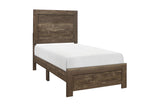 Corbin Brown Panel Bedroom Set bed main view close-up